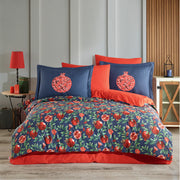 Hobby Plenty Red - Poplin Double Duvet Cover Set