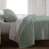 SageGreen - 3-Piece Quilt Bedding with Pillowcases | Lightweight