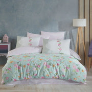 Hobby Carmela Green - Ranforce Double Duvet Cover Set