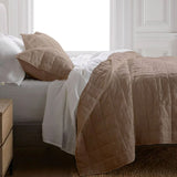 NaturalBeige - 3-Piece Quilt Bedding with Pillowcases | Lightweight