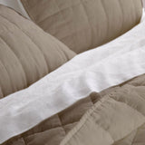 NaturalBeige - 3-Piece Quilt Bedding with Pillowcases | Lightweight