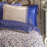 Hobby Leona Navy Blue - Double Satin Duvet Cover Set