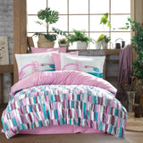 Hobby Mikado Pink - Poplin Single Duvet Cover Set