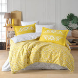 Hobby Sofia Sarı - Poplin Double Duvet Cover Set