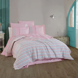 Hobby Trella Pink - Double Poplin Kapitone Duvet Cover Set