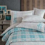 Hobby denim turquoise - Poplin Single Duvet Cover Set