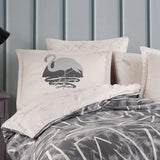 Hobby Terry Gray - Double Satin Duvet Cover Set