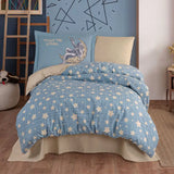 Hobby Space Blue - Poplin Studio Single Duvet Cover Set