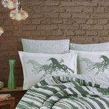 Hobby Cascade Green - Poplin Double Duvet Cover Set