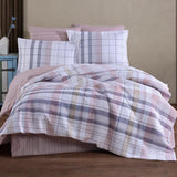 Hobby Vivaldi Powder - Double Ranforce Kapitone Duvet Cover Set