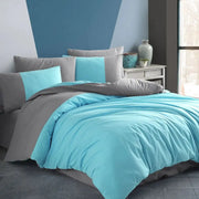 Hobby Diamond Turquoise - Poplin Double Duvet Cover Set