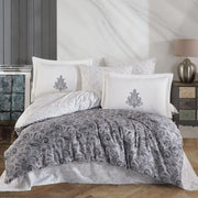 Hobby Mirabel Gray - Double Satin Duvet Cover Set