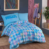 Hobby Freya Blue - Poplin Studio Single Duvet Cover Set