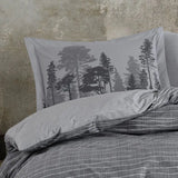 Hobby Tully Gray - Poplin Studio Single Duvet Cover Set