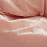 Light Pink - 100% Cotton 3 Piece Duvet Cover Set | 4 Piece Sheet Set |