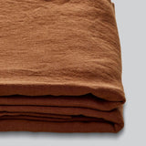 Rust - 100% Pure Linen | Linen Cotton Mix | 3 Piece Duvet Cover Set |