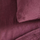 Berry - 100% Pure Linen | Linen Cotton Mix | 3 Piece Duvet Cover Set |