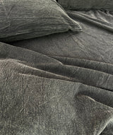 CharcoalBlack - Stone Washed | Antiqued | Ultra Soft | 100% Pure Linen