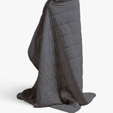 Grey - 3-Piece | Quilt Bedding with Pillowcases | Lightweight Blanket