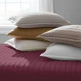 Berry - 3-Piece | Quilt Bedding with Quilt Pillowcases | Lightweight |