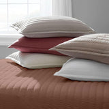 Clay - 3-Piece | Quilt Bedding with Quilt Pillowcases | Lightweight |