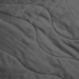 Grey - 3-Piece | Quilt Bedding with Quilt Pillowcases | Lightweight |