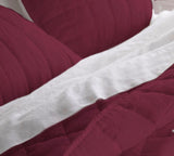 Berry - 3-Piece Quilt Bedding with Pillowcases | Lightweight Blanket |