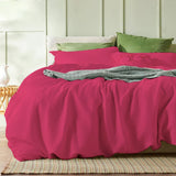 Hot Pink - Waffle Weave | Pure Cotton, Pure Linen or Linen Cotton Mix