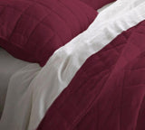 Berry - 3-Piece Quilt Bedding with Pillowcases | Lightweight Blanket |