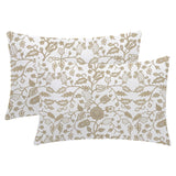 Julia - 3 Piece Crewel Embroidered Duvet Set | Linen Cotton Mix |