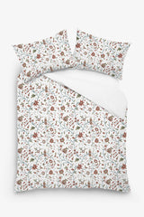 Macy - 3 Piece Fully Embroidered Duvet Cover OR Flat Sheet Set |