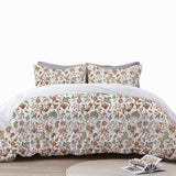 Margo - 3 Piece Fully Embroidered Duvet Cover OR Flat Sheet Set |