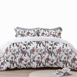 Jane - 3 Piece Crewel Embroidered Duvet Set | Linen Cotton Mix |