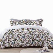 Joyce - 3 Piece Crewel Embroidered Duvet Set | Linen Cotton Mix |