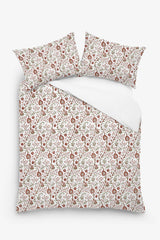 Maria - 3 Piece Fully Embroidered Duvet Cover OR Flat Sheet Set |