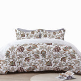 Miley - 3 Piece Fully Embroidered Duvet Cover OR Flat Sheet Set |