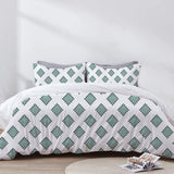 Anna - 3 Piece Crewel Embroidered Duvet Set | Linen Cotton Mix |