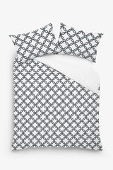 Eloise - 3 Piece Crewel Embroidered Duvet Set | Linen Cotton Mix |