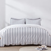 Daphne - 3 Piece Crewel Embroidered Duvet Set | Linen Cotton Mix |