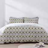 Ioanna - 3 Piece Crewel Embroidered Duvet Set | Linen Cotton Mix |