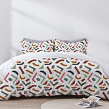 Lyra - 3 Piece Crewel Embroidered Duvet Set | Linen Cotton Mix |