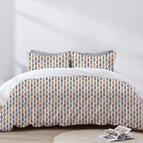 Amalthea - 3 Piece Crewel Embroidered Duvet Set | Linen Cotton Mix |