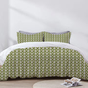 Phoebe - 3 Piece Crewel Embroidered Duvet Set | Linen Cotton Mix |