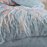 Hobby Serena Mavi - Ranforce Double Duvet Cover Set