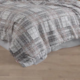 Hobby Lucia Gray - Single Poplin Quilted Duvet Cover Set