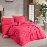 Hobby Twill Double Duvet Cover Set - Lal