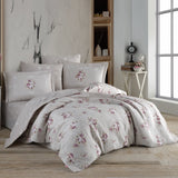 Hobby Martha Beige - Single Poplin Quilted Duvet Cover Set