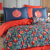 Hobby Plenty Red - Poplin Double Duvet Cover Set