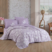 Hobby Hira Lila - Double Poplin Kapitone Duvet Cover Set