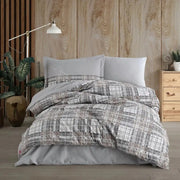 Hobby Lucia Gray - Poplin Studio Single Duvet Cover Set